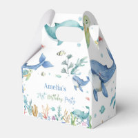 Sous la mer Cute Ocean Animals Anniversaire