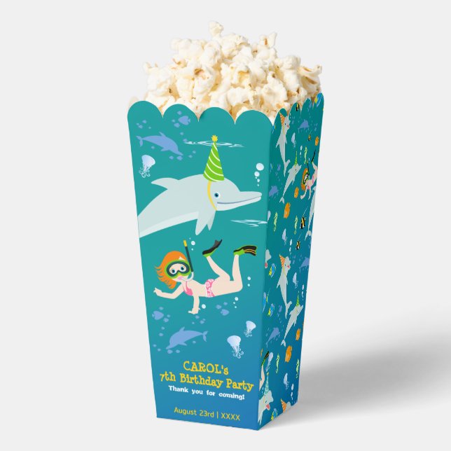 Ballotins Sous la mer dauphins et fête d'anniversaire fille (Sauté)