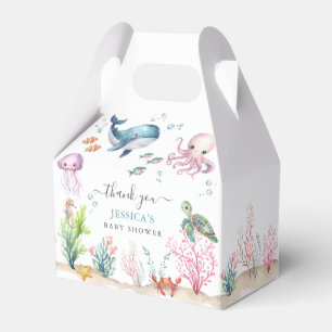 Ballotins Sous l'Aquarelle de la mer Baby shower d'animaux m