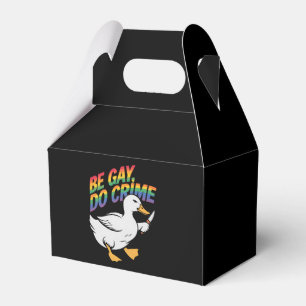 Ballotins Soyez gay, faites du crime, drôle d'oie, fierté ar