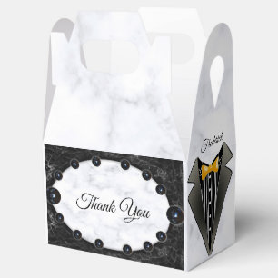 Ballotins Sphères opulentes en marbre blanc et noir