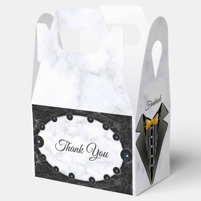 Ballotins Sphères opulentes en marbre blanc et noir (Ouvert)