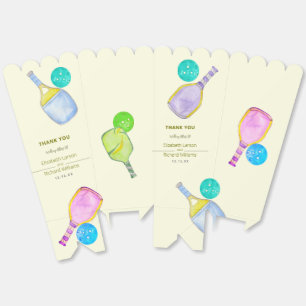 Ballotins Sports Aquarelle Aquarelle Pickleball Mariage à th