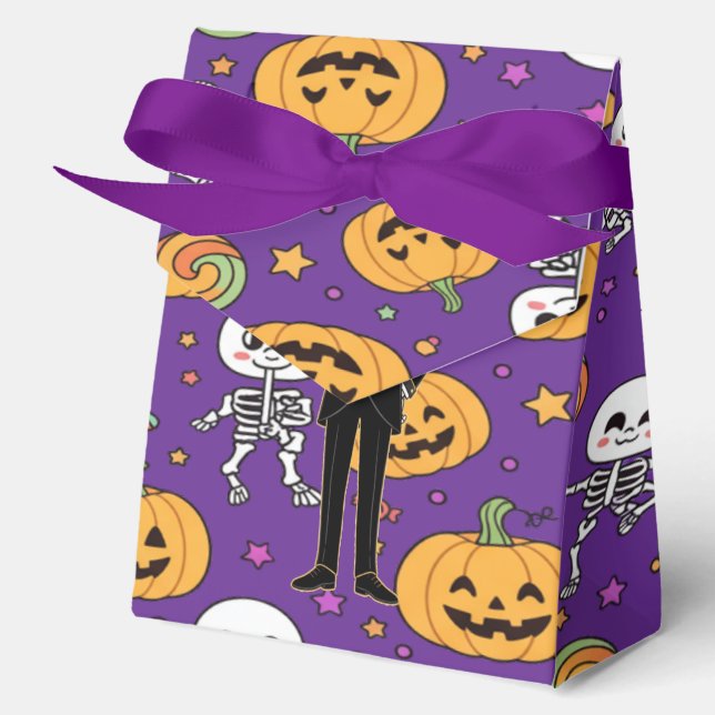 Ballotins Squelette mignon pour s'amuser à Halloween (Recto)
