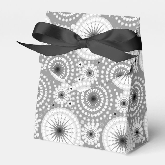 Ballotins Starburbs et pingwheel, gris, noir et blanc (Verso)