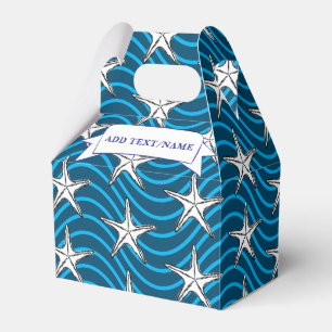 Ballotins Starfish Croquis Blue Wave Motifs Nom personnalisé