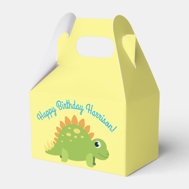 Ballotins Stegosaurus Dinosaur fête d'anniversaire (Arrière)