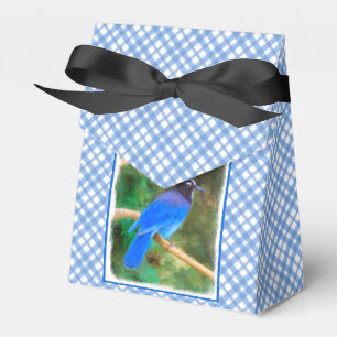 Ballotins Steller's Jay Painting - Art original pour oiseaux