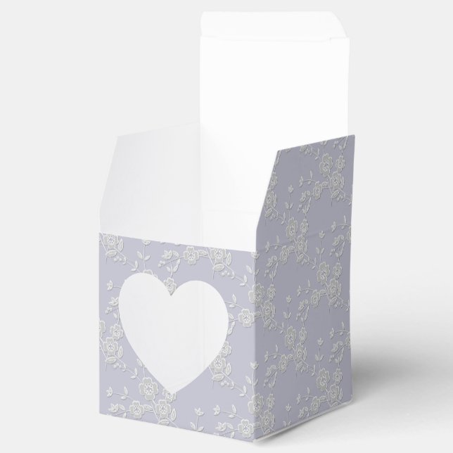 Ballotins Style FS 1-violet-blanc-BALLOTIN, style coeur (Ouvert)