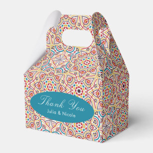 Ballotins Style géométrique Étincelles Mariage métallique en