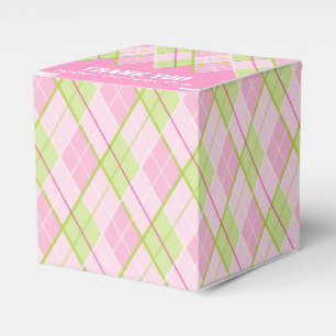 Ballotins style Jacquard rose dames merci golf boîte cadeau