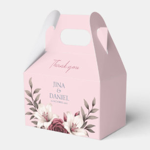 Ballotins Suite fleurie sophistiquée Micro-Mariage (rose)