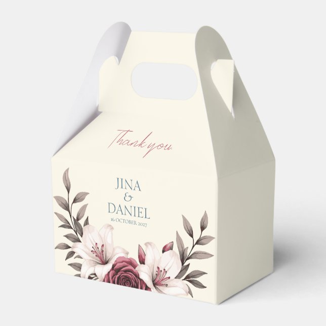 Ballotins Suite micro-Mariage Florale sophistiquée (Verso)