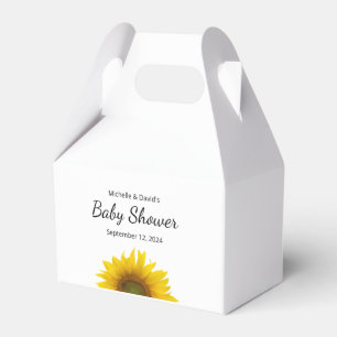 Ballotins Sunflower moderne Baby shower simple