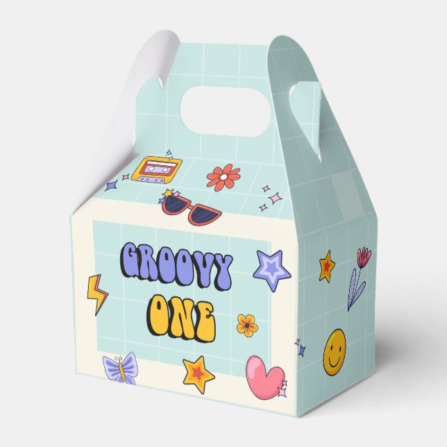 Ballotins Super One Hippie Retro fête d'anniversaire (Verso)