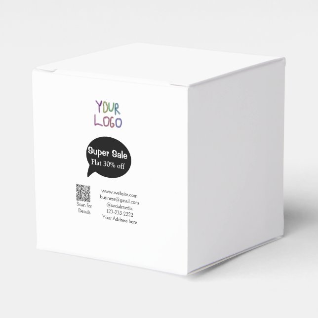 Ballotins super promotion entreprise remise scannez le code  (Verso)