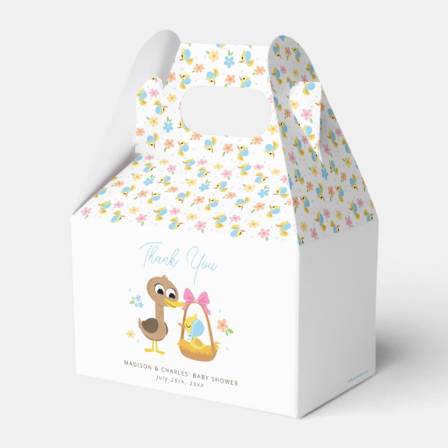 Ballotins Super Simple | 5 Little Ducks Boy Baby Shower (Verso)