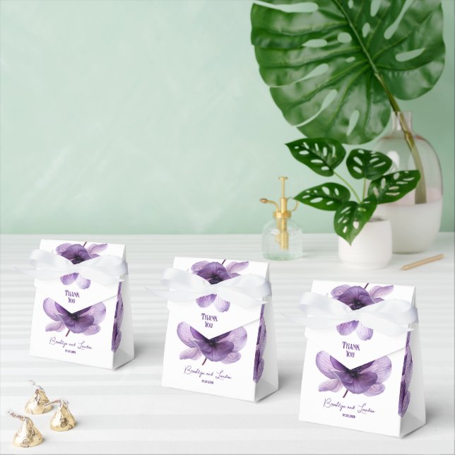 Ballotins Superbe Mariage de fleurs violettes (Multiple)