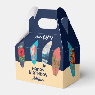 Ballotins Surfboards colorés rétro Surfs Up Anniversaire Fêt