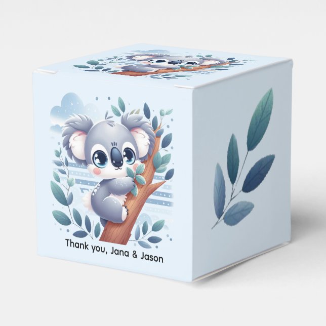 Ballotins Sweet Baby Koala - Favor Boxes (Verso)