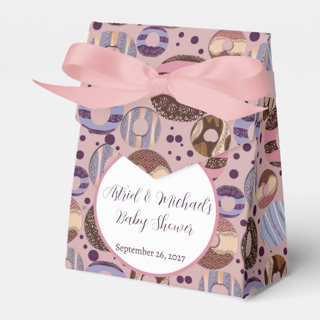 Ballotins Sweet Donuts Baby shower fille (Verso)