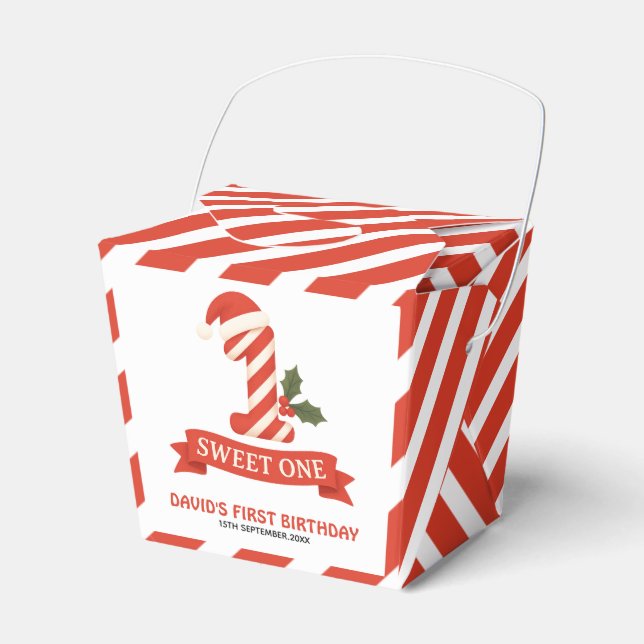 Ballotins Sweet One Christmas Premier anniversaire (Verso)