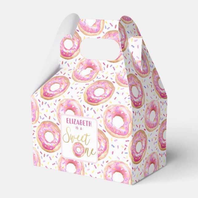 Ballotins Sweet One Donut 1er Anniversaire Traiter Faveurs (Verso)