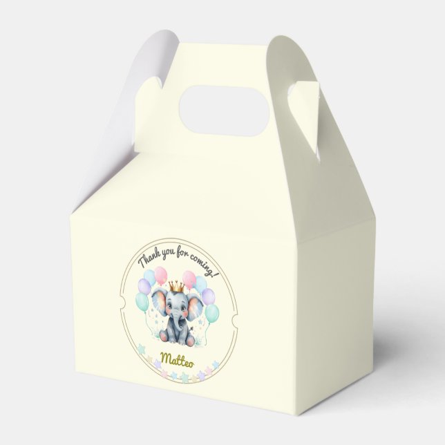Ballotins Sweet Pastel Elephant – editable  (Verso)
