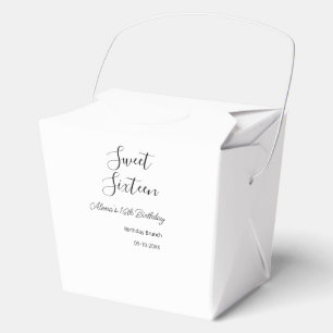 Ballotins Sweet sixteen anniversaire brunch 16e anniversaire
