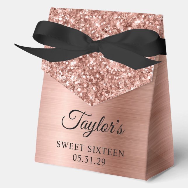 Ballotins Sweet sixteen de glamme or Rose (Recto)