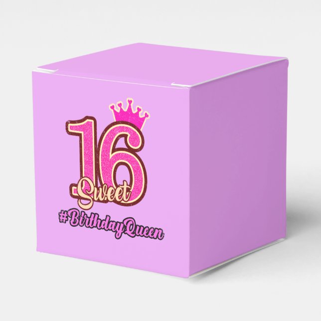 Ballotins Sweet sixteen Princesse Crown, reine du 16e annive (Verso)