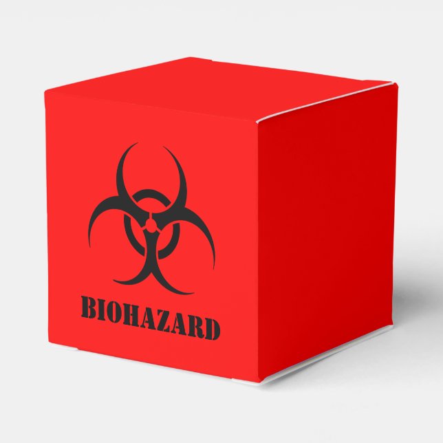 Ballotins Symbole BIOHAZARD Avertissement Props d'Halloween (Arrière)