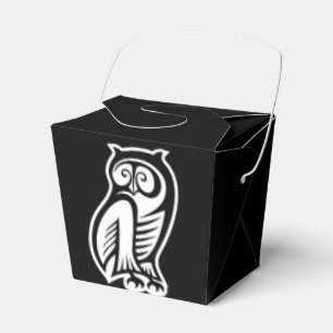 Ballotins Symbole hibou blanc