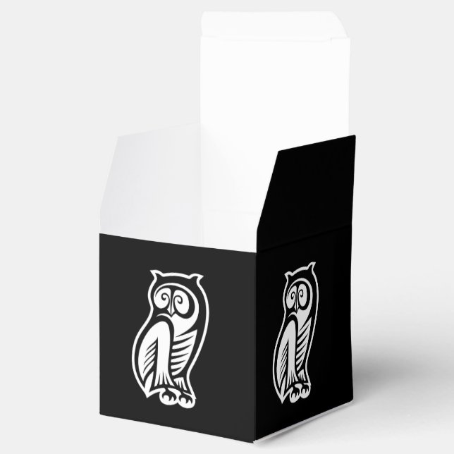 Ballotins Symbole hibou blanc (Ouvert)