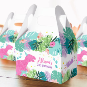 Ballotins T-Rex Pink Dinosaur Girl Dino Anniversaire préhist