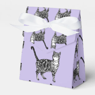 Ballotins Tabby Cat Art Purple Cats Anniversaire