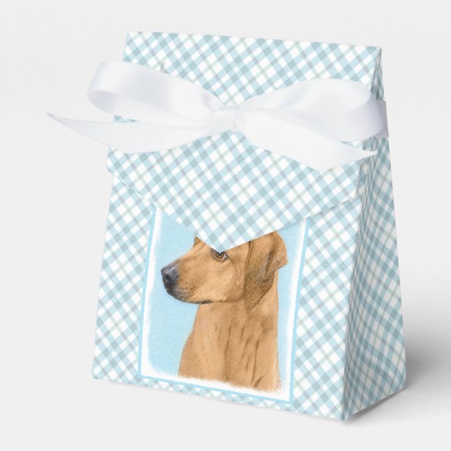 Ballotins Tableau Rhodesian Ridgeback - Art Chien original (Verso)