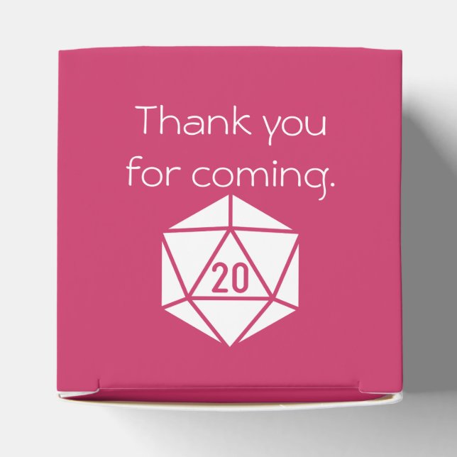 Ballotins Tabletop Chic en Ballotin framboise (Haut)