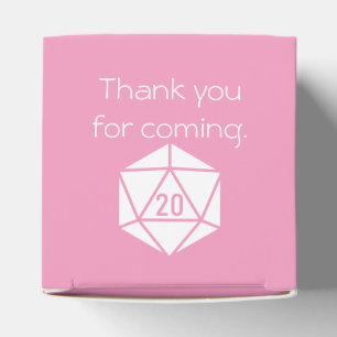 Ballotins Tabletop Chic en Ballotin rose pétale