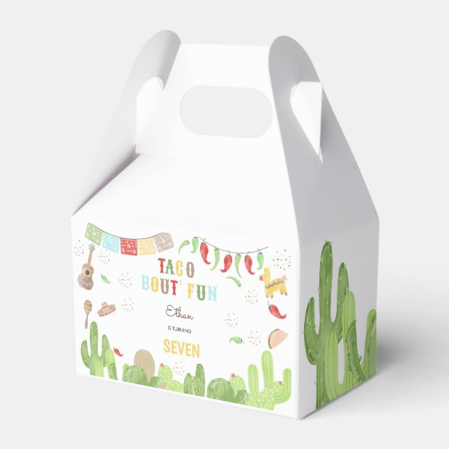 Ballotins Taco bout' fun fiesta anniversaire de enfant mexic (Verso)