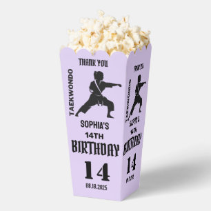 Ballotins Taekwondo fête d'anniversaire, joueuse de taekwond