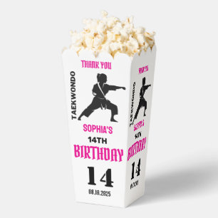 Ballotins Taekwondo fête d'anniversaire, joueuse de taekwond