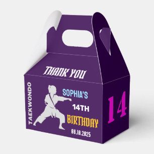 Ballotins Taekwondo fête d'anniversaire, joueuse de taekwond