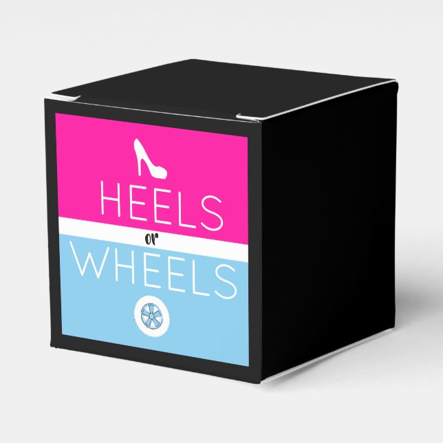 Ballotins Talons ou roues |Révélation de genre rose et bleu (Verso)