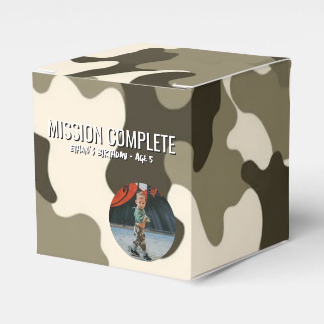 Ballotins Tan et Brown mission de style de l'armée terminée (Verso)