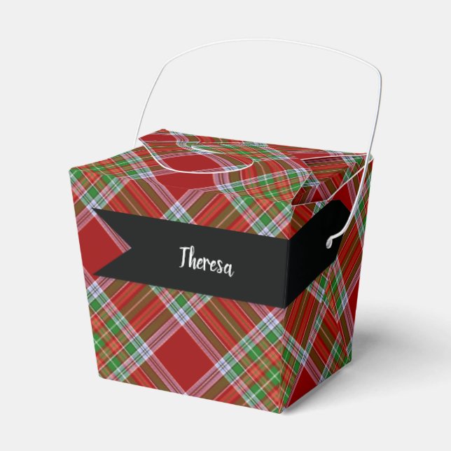 Ballotins Tartan Écossais MacBain Clan Plaid (Verso)