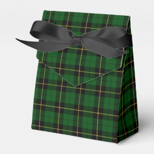 Ballotins Tartan noir et vert de chasse de clan de Wallace