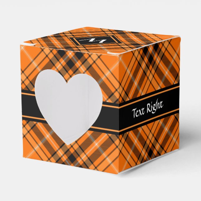 Ballotins Tartan orange d'Halloween (Verso)