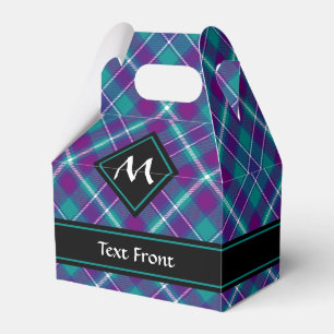 Ballotins Tartan vert de mer, violet et bleu