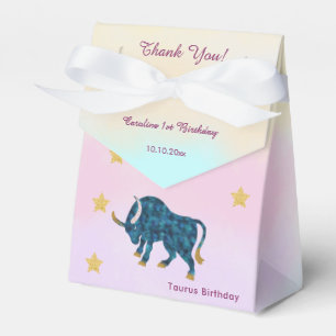 Ballotins Taureau Céleste Aquarelle 1er Anniversaire